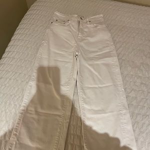 White Zara pants